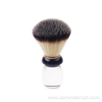 Acrylic handle shaving brush